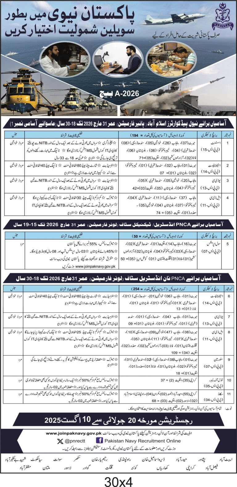 Join Pak Navy 2025 Advertisement